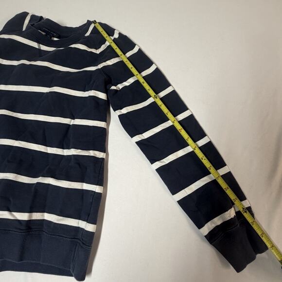 Tommy Hilfiger Women's Navy Blue Striped Sweater Size Large - Picture 8 of 10